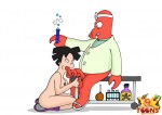 Amy & Zoidberg - A blowjob for Doc